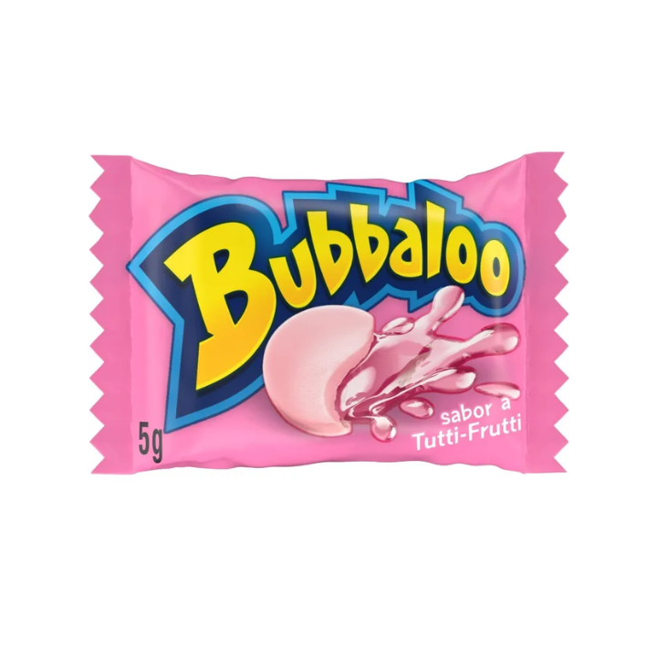 Chicle Bubbaloo Sabor Tutti Frutti 60 unidades de 5g.