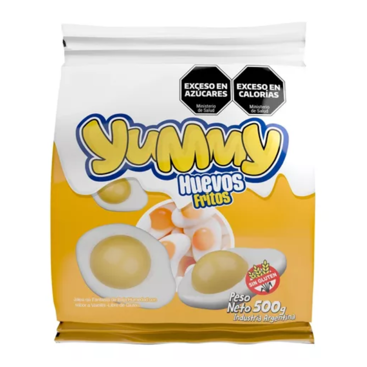 Goma Yummy Huevos Fritos x 500g