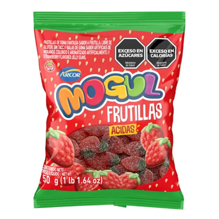 Gomas Mogul Frutillas Ácidas x 150 g