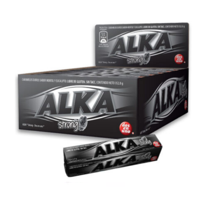 Caramelos Alka x 12 Strong (9 unidades por paquete)
