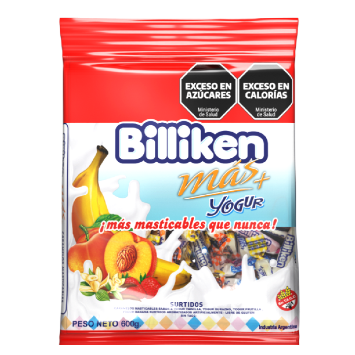 Caramelos Billiken Yogurt x 600 g