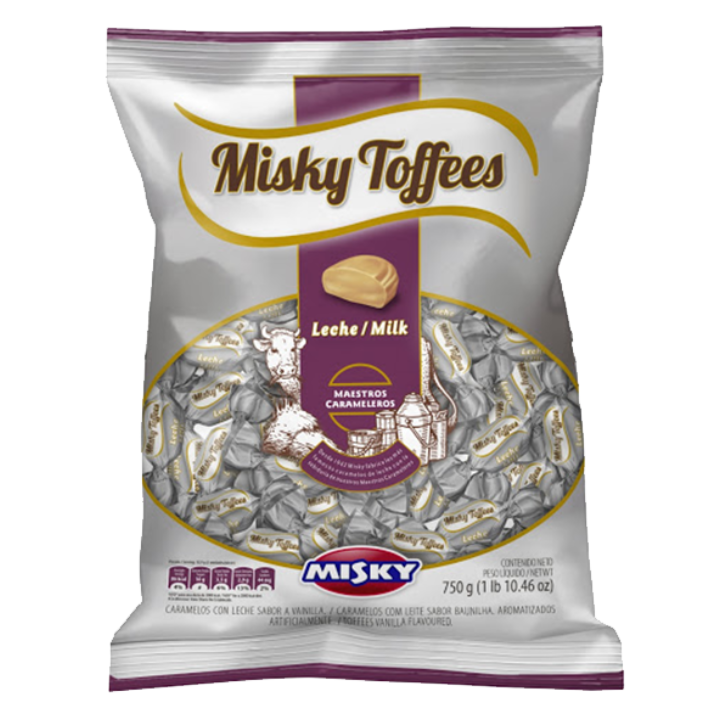 Caramelos Misky Toffee Dulce de Leche x 648 g