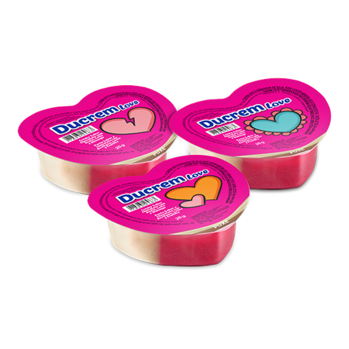 Ducrem Love Napolitado x 18 unidades de 25g.