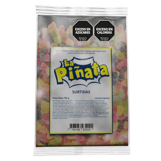 Goma Surtidas La Piñata x 700 g