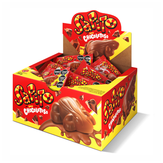 Chocolate Sapito x 10 g Chocolatoso (24 unidades)