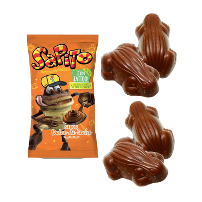 Chocolate Sapito x 10 g Dulce de Leche (24 unidades)